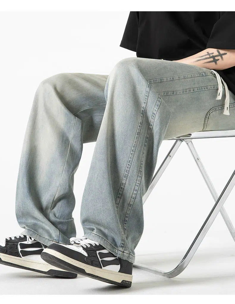 Loose Straight Wide Leg Jeans