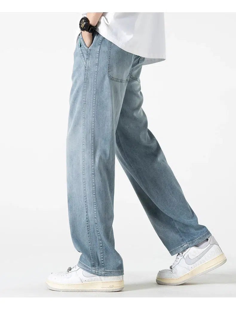 Loose Straight Wide Leg Jeans