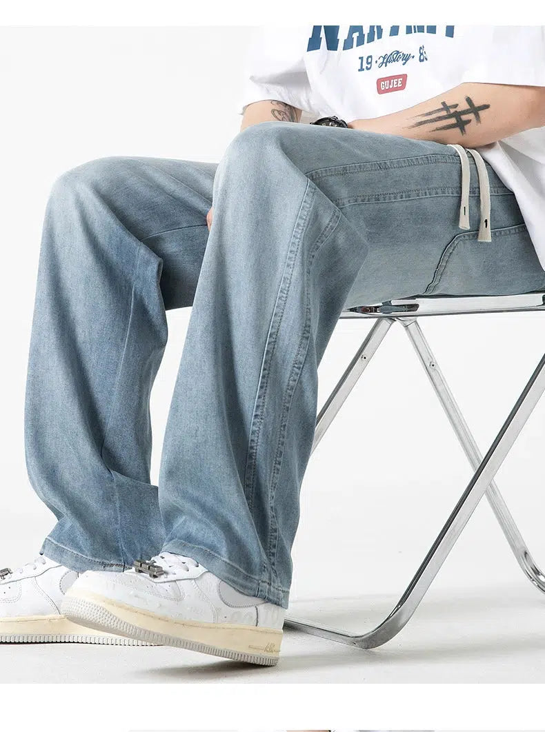 Loose Straight Wide Leg Jeans