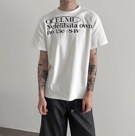 Loose Unisex Printed T-shirt