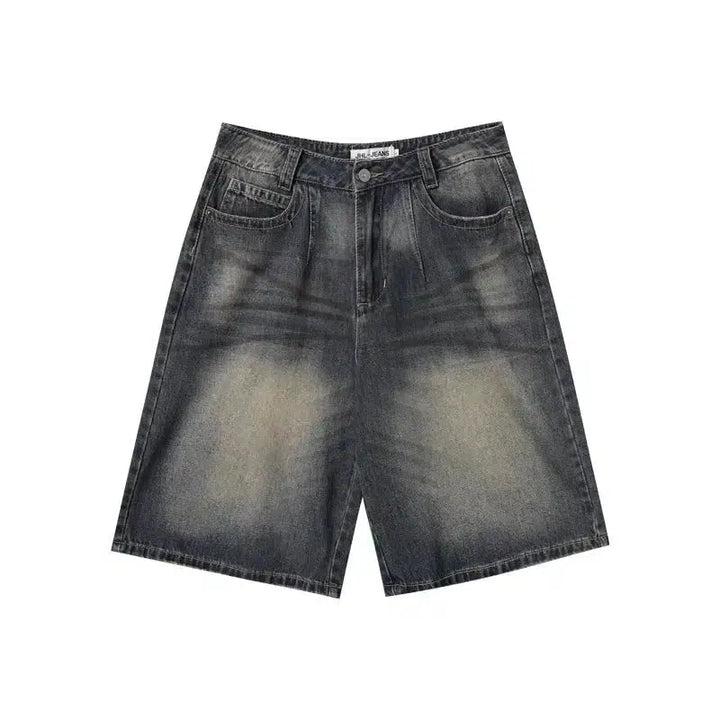 Loose-fit Denim Shorts