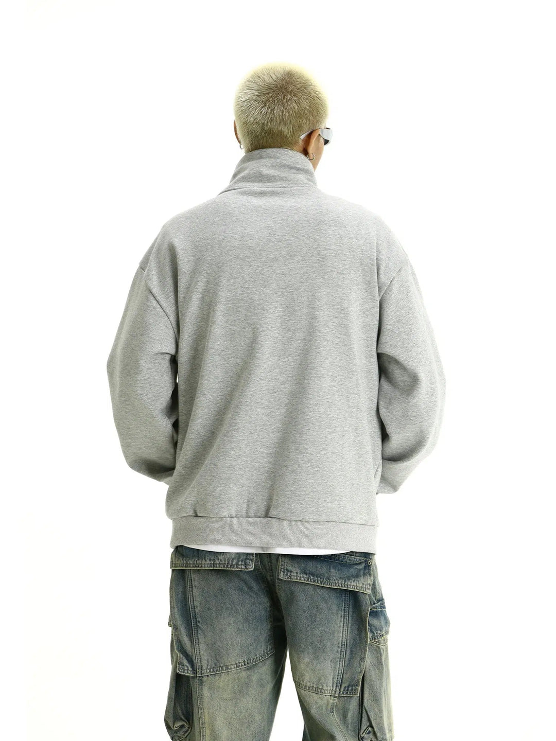 Loose-fit Half-zip Pullover