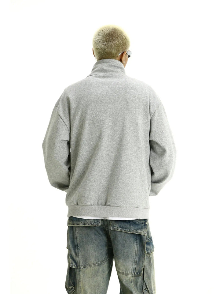 Loose-fit Half-zip Pullover