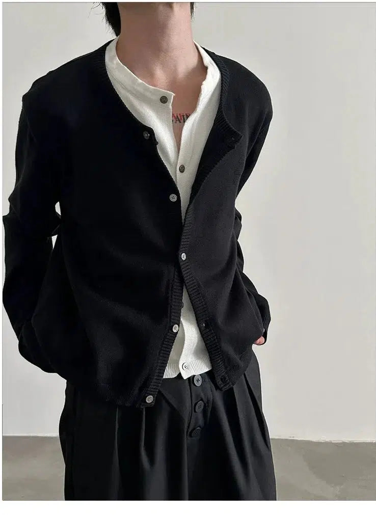 Loose-fit Knitted Cardigan