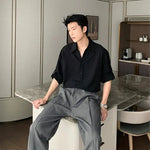 Loose-fit Lapel Shirt