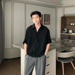 Loose-fit Lapel Shirt