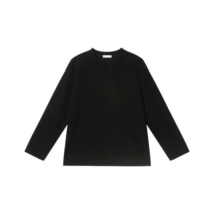 Loose-fit Long Sleeve Stripe Pullover