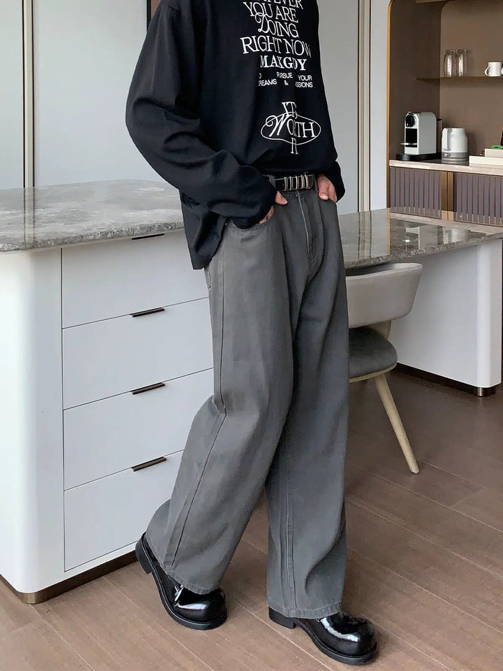 Loose-fit Straight-leg Pants