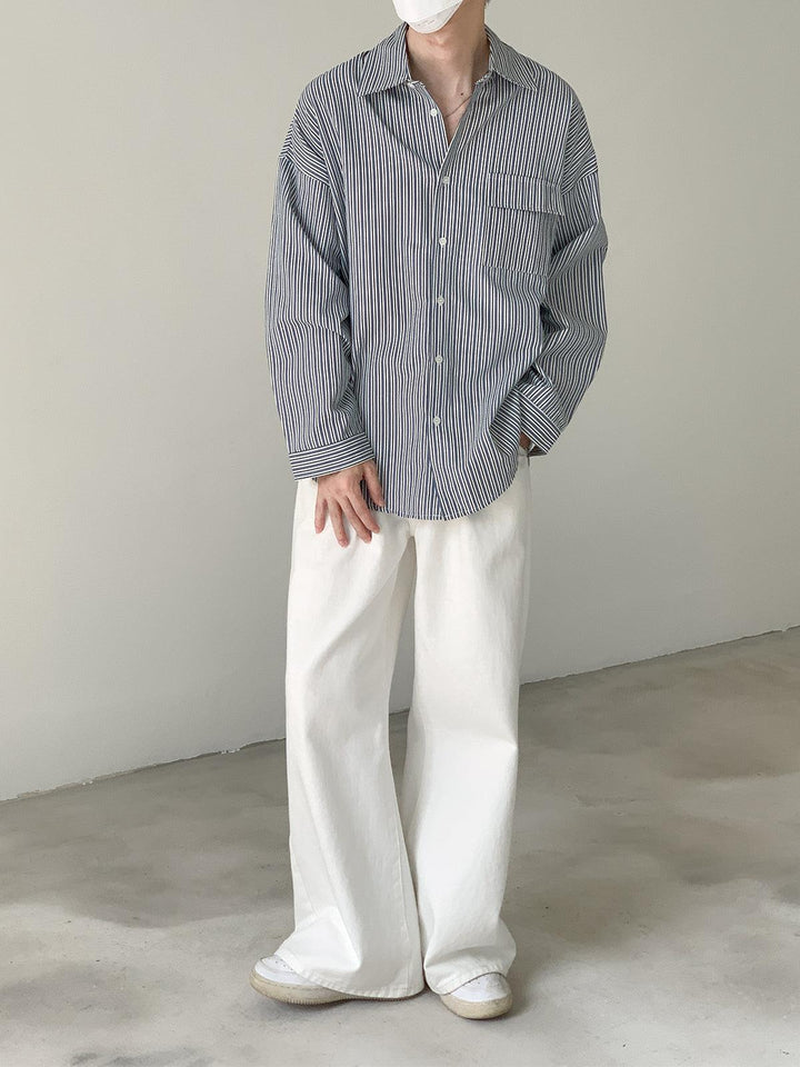 Loose-fit Striped Shirt