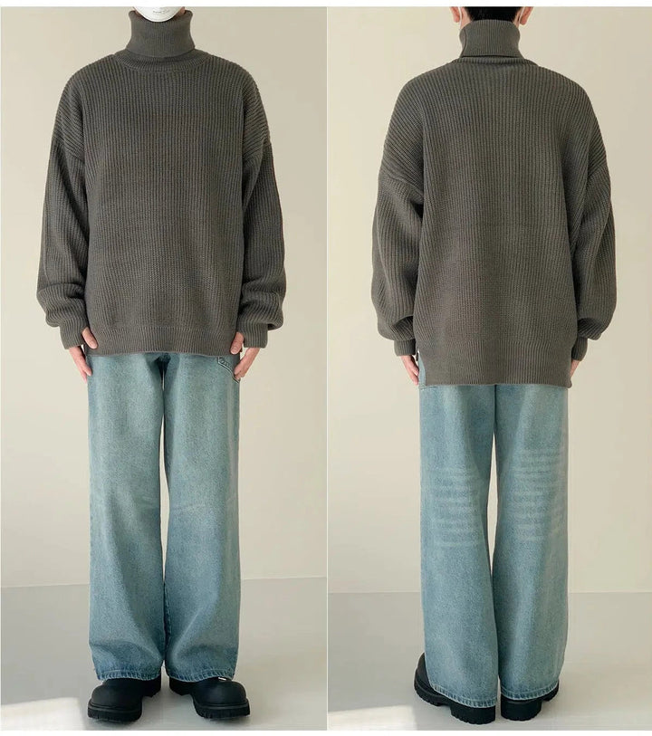 Loose-fit Turtleneck Sweater