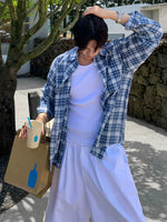 Plaid Long Sleeve Casual Button Down Shirt 2