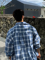 Plaid Long Sleeve Casual Button Down Shirt 3