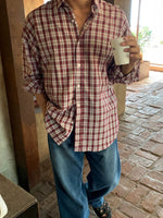 Relaxed Plaid Long Sleeve Casual Shirt 2