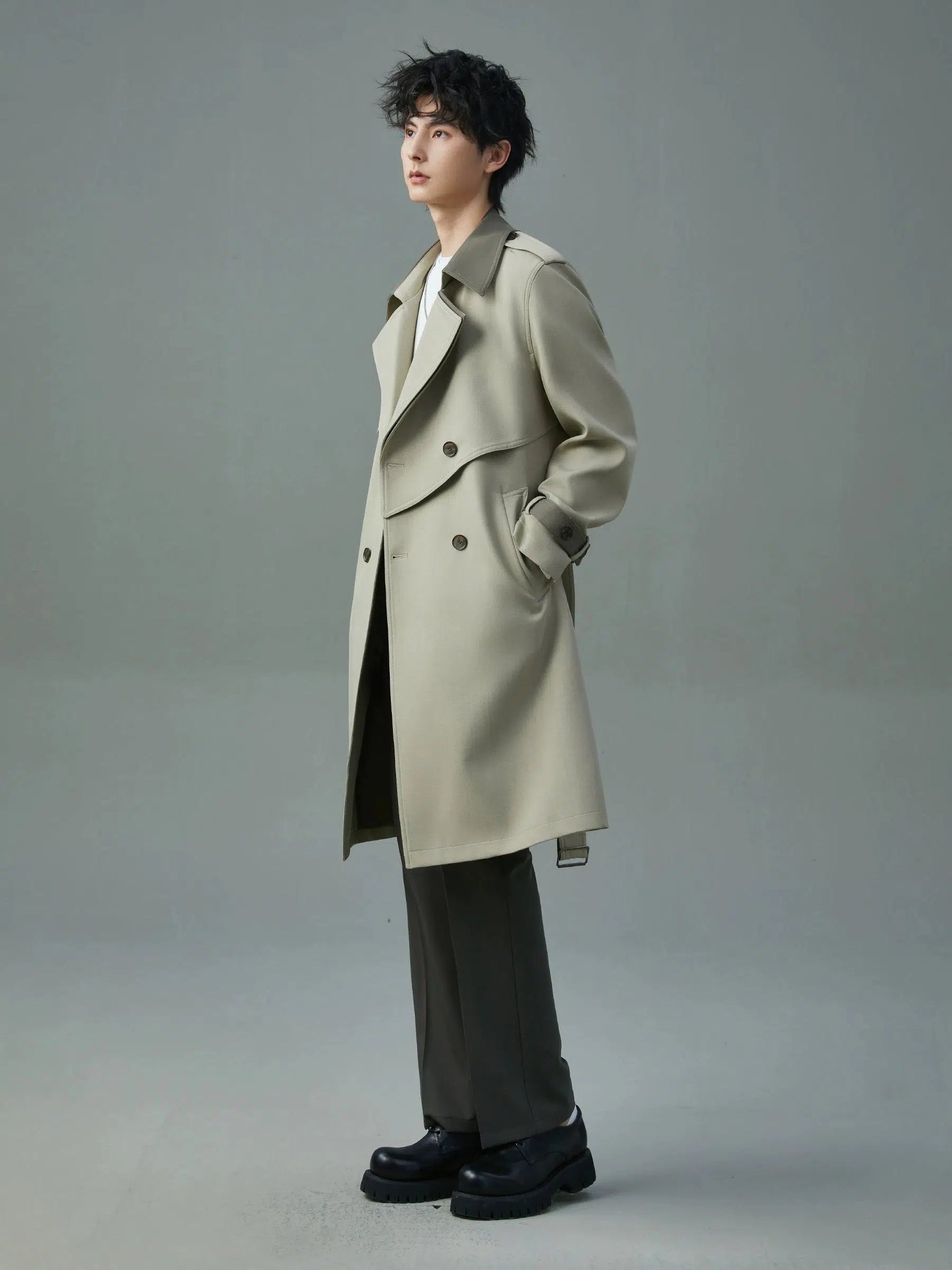 Double-Breasted Trench Coat