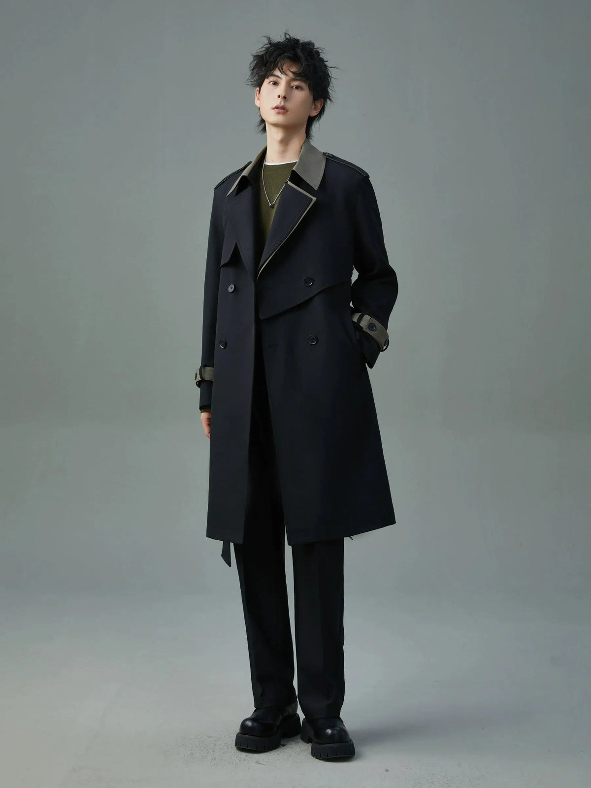 Double-Breasted Trench Coat