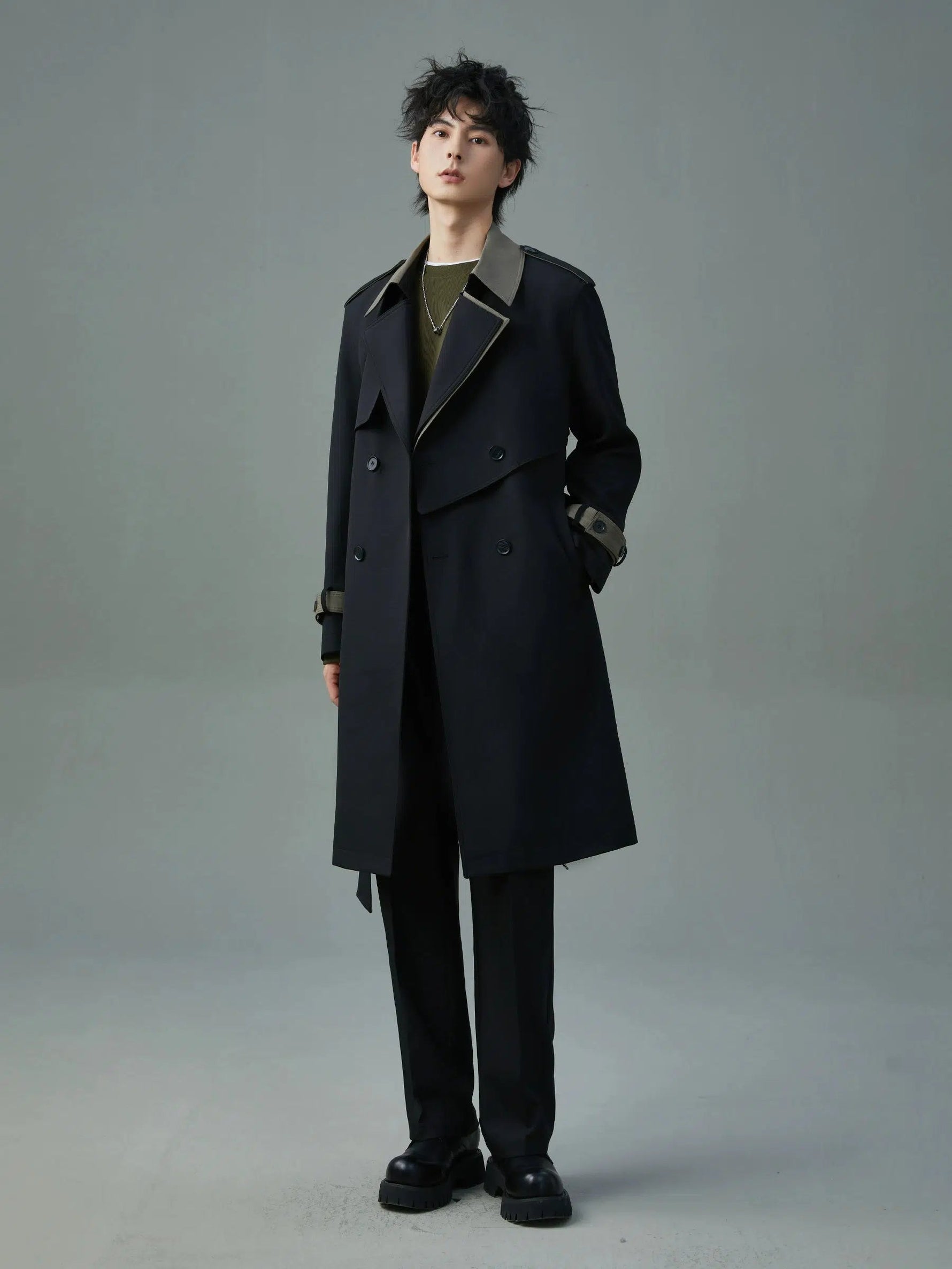 Double-Breasted Trench Coat