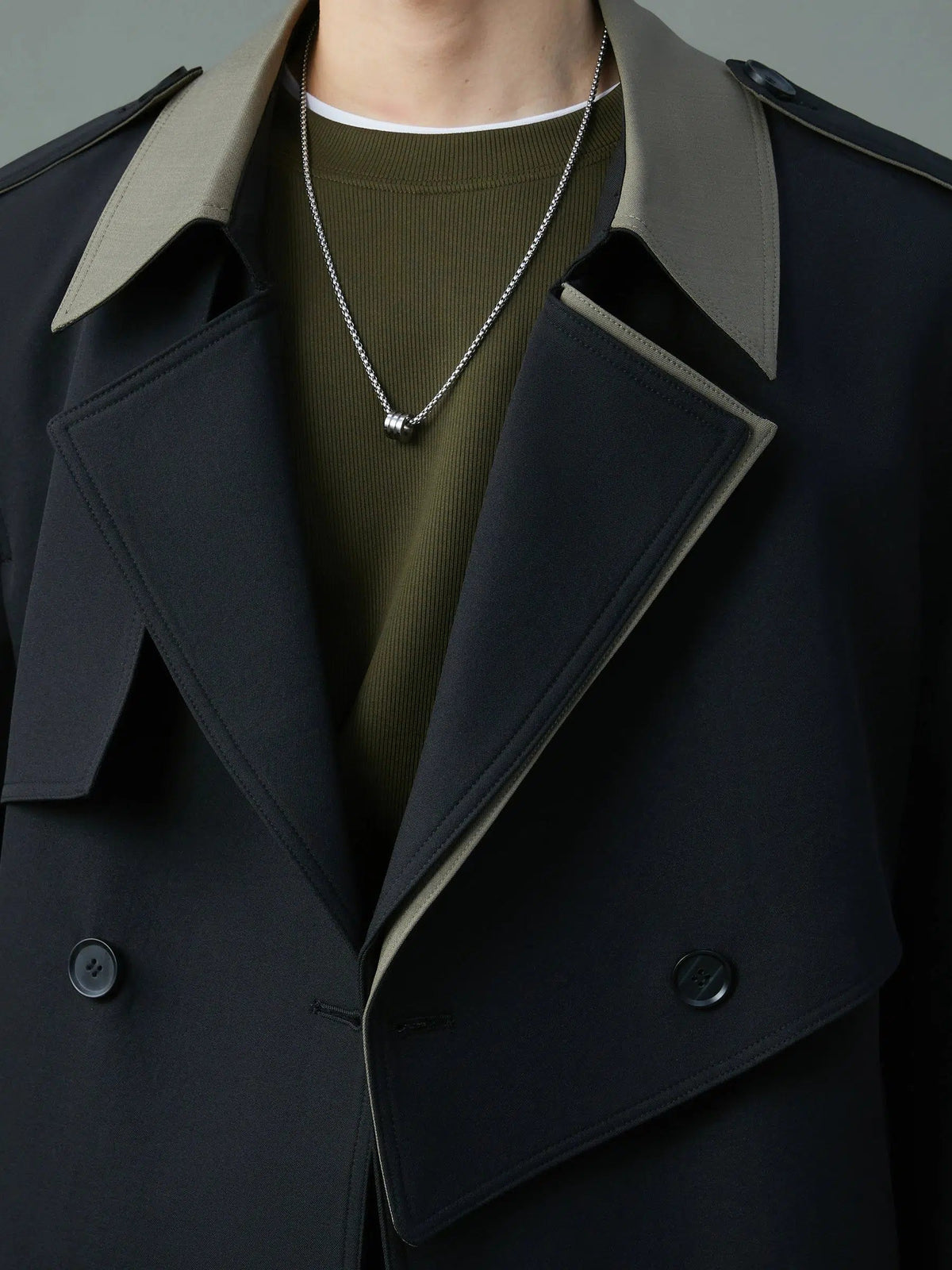 Double-Breasted Trench Coat