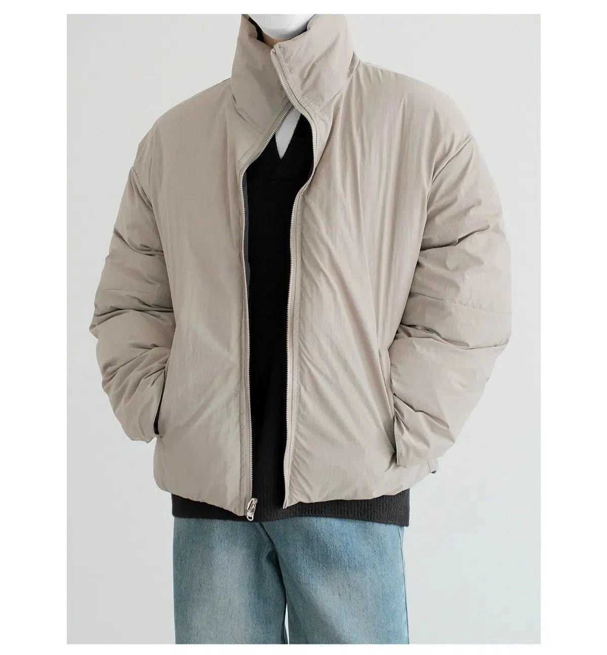 High Collar Down Jacket
