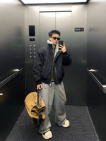 Insulated Jacket with Faux Fur Trim