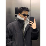 Insulated Jacket with Faux Fur Trim