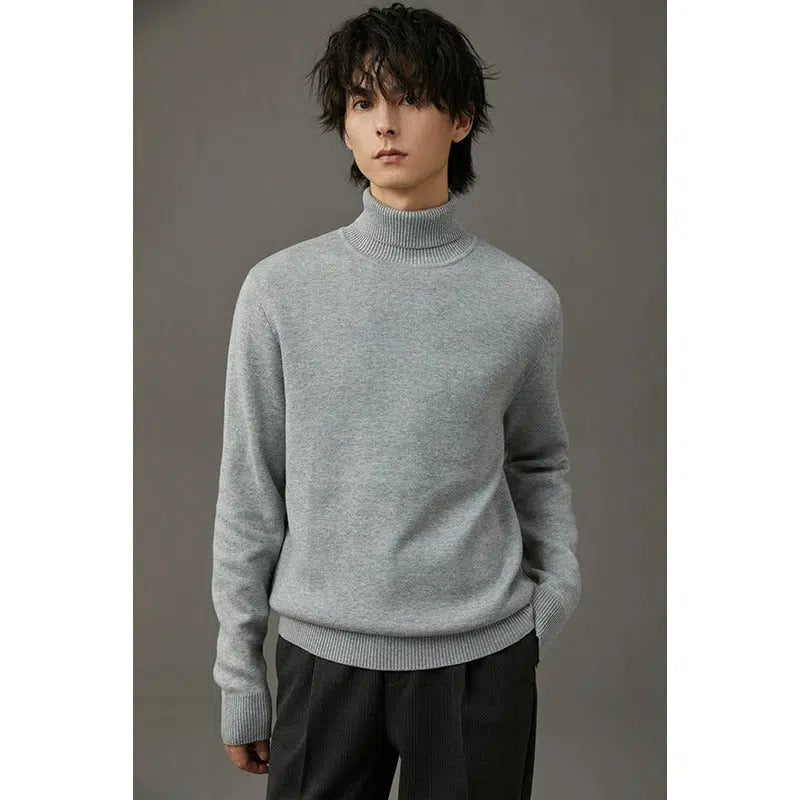 Knit Turtleneck Sweater