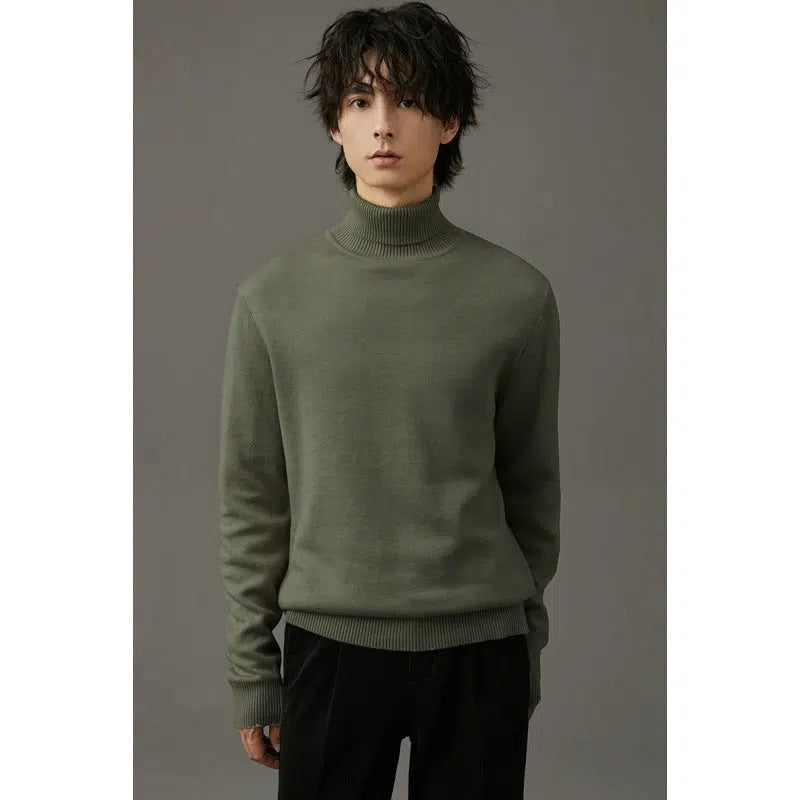 Knit Turtleneck Sweater