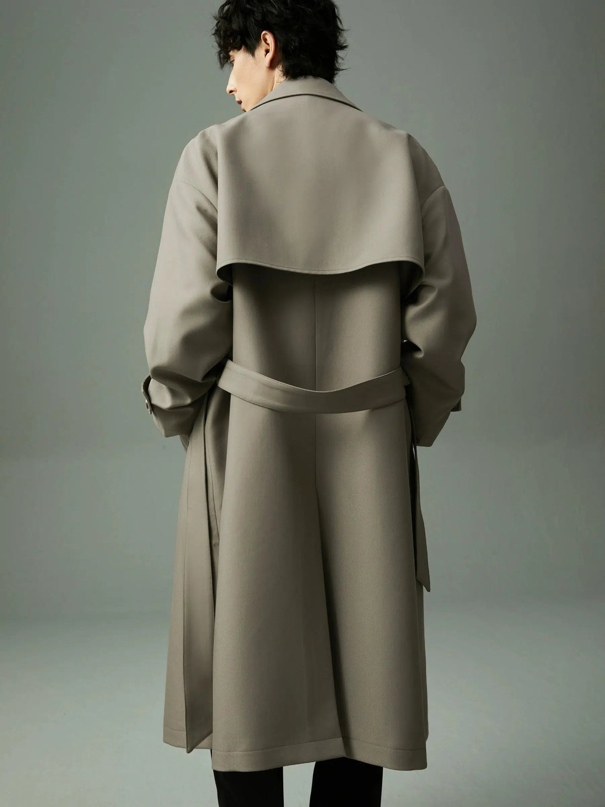 Long Double-Breasted Coat