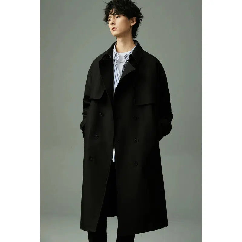 Long Double-Breasted Coat