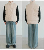 Puffer Vest with Button Closure