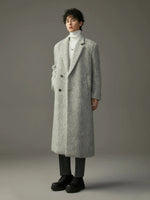 Wool Coat with Double Button Front