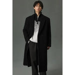 Wool Coat with Double Button Front