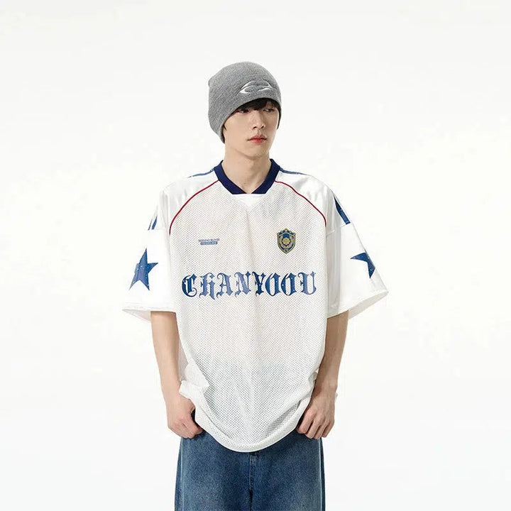 Mesh Breathable Long-Sleeve Pullover