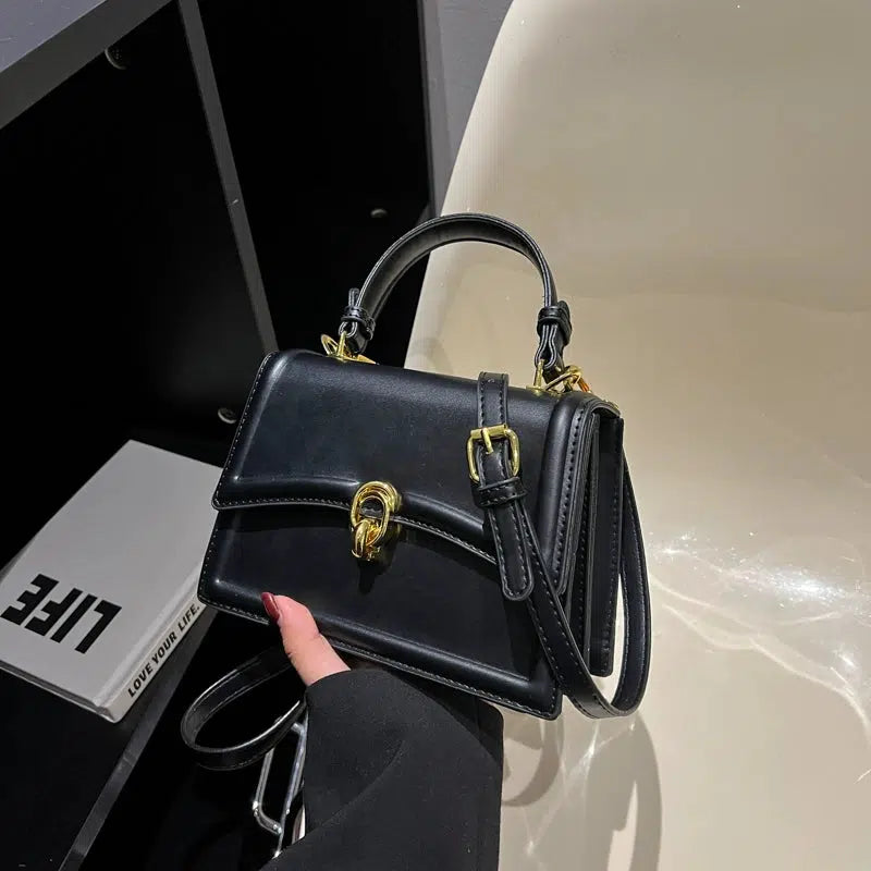 Metal Buckle Small Square Bag