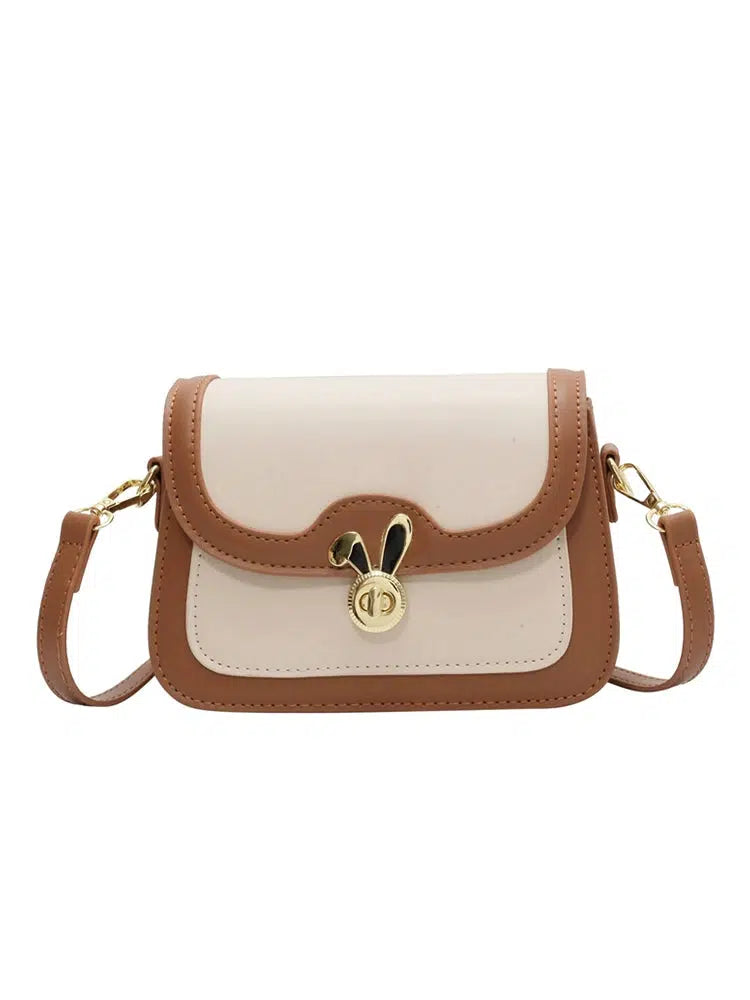 Metal Bunny Buckle Small Square Bag