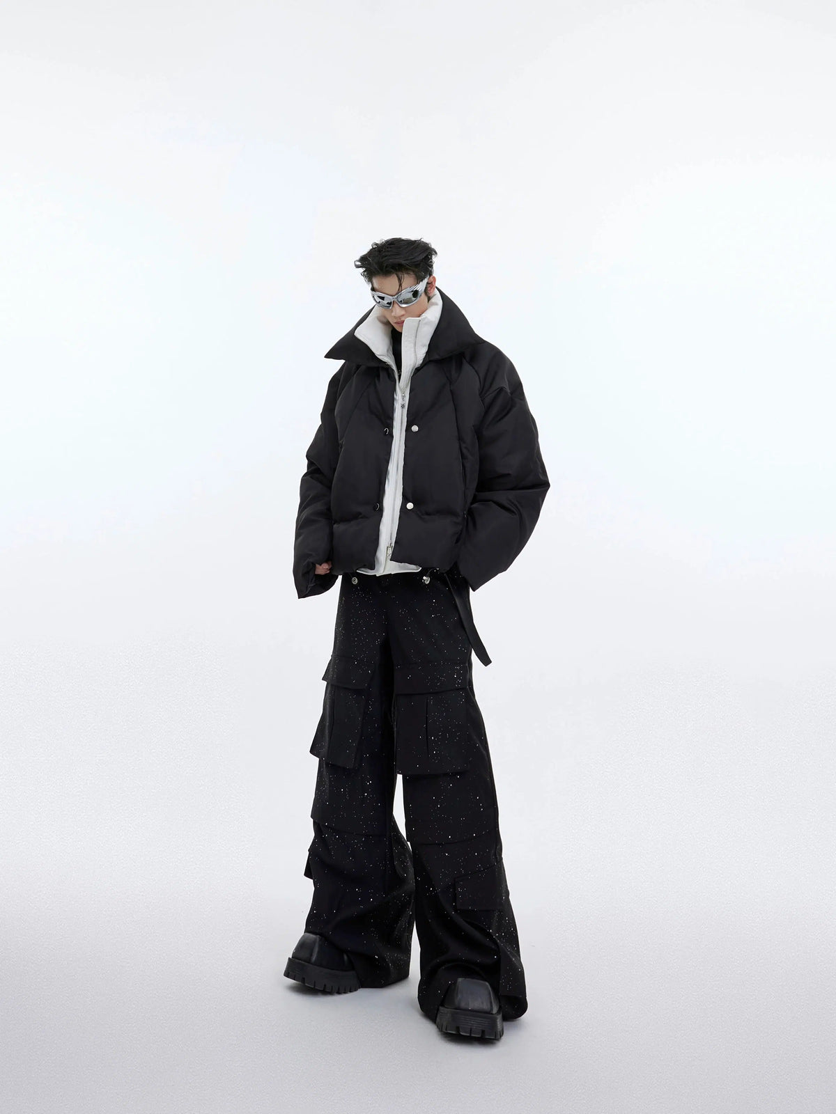 Metal Buttons Double-Layer Jacket