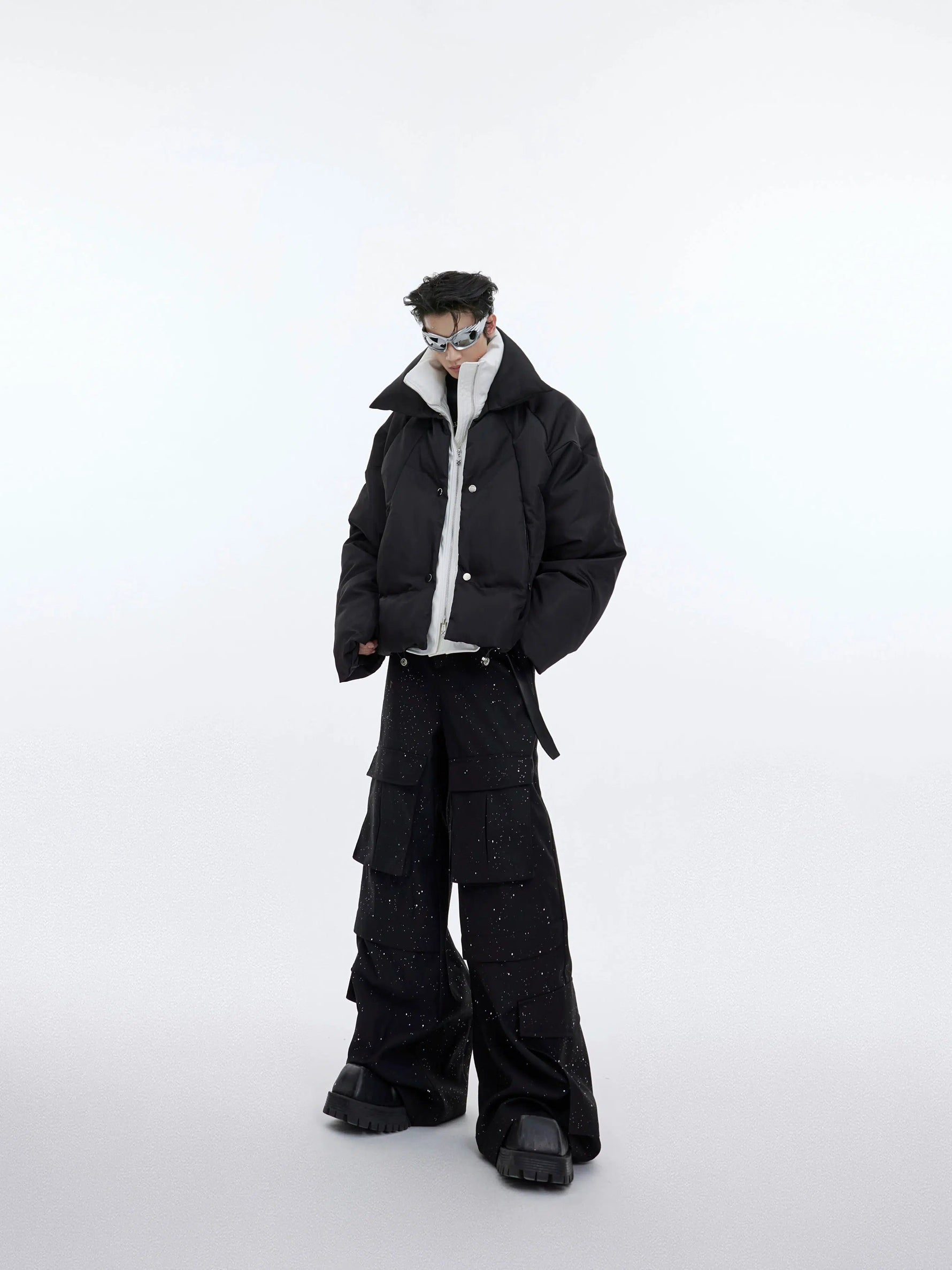 Metal Buttons Double-Layer Jacket