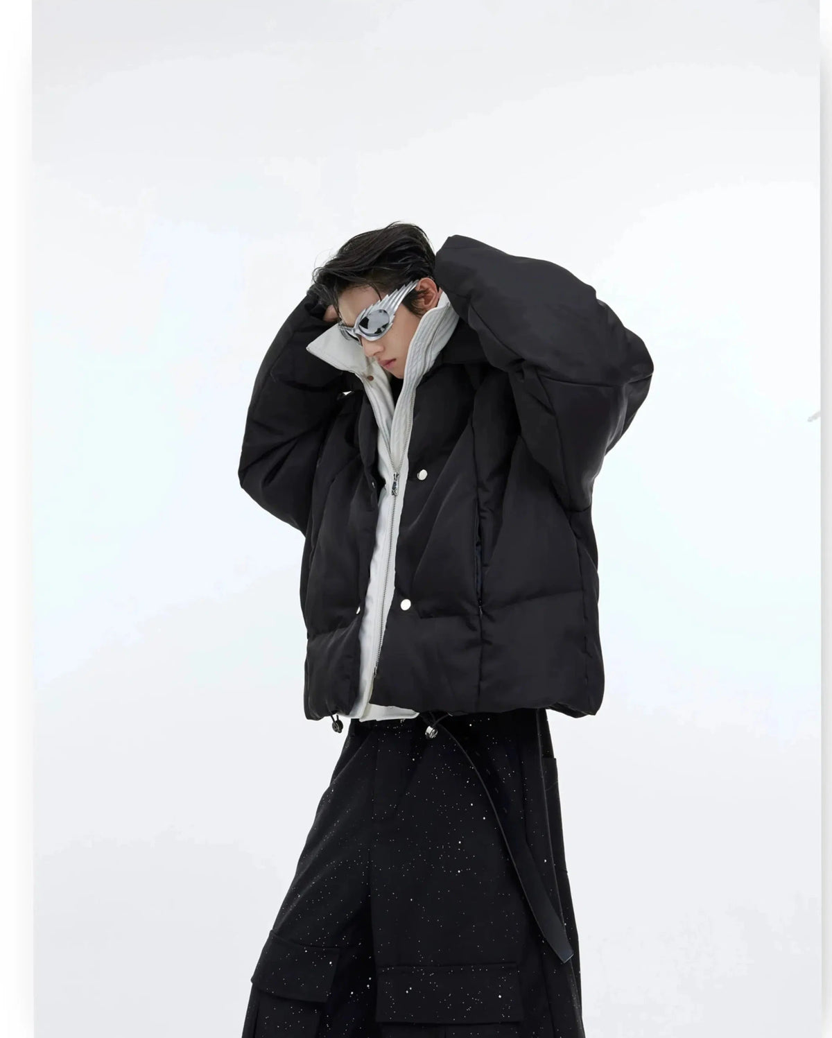 Metal Buttons Double-Layer Jacket