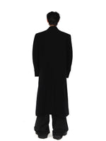 Metal Airplane Buttons Woolen Long Coat