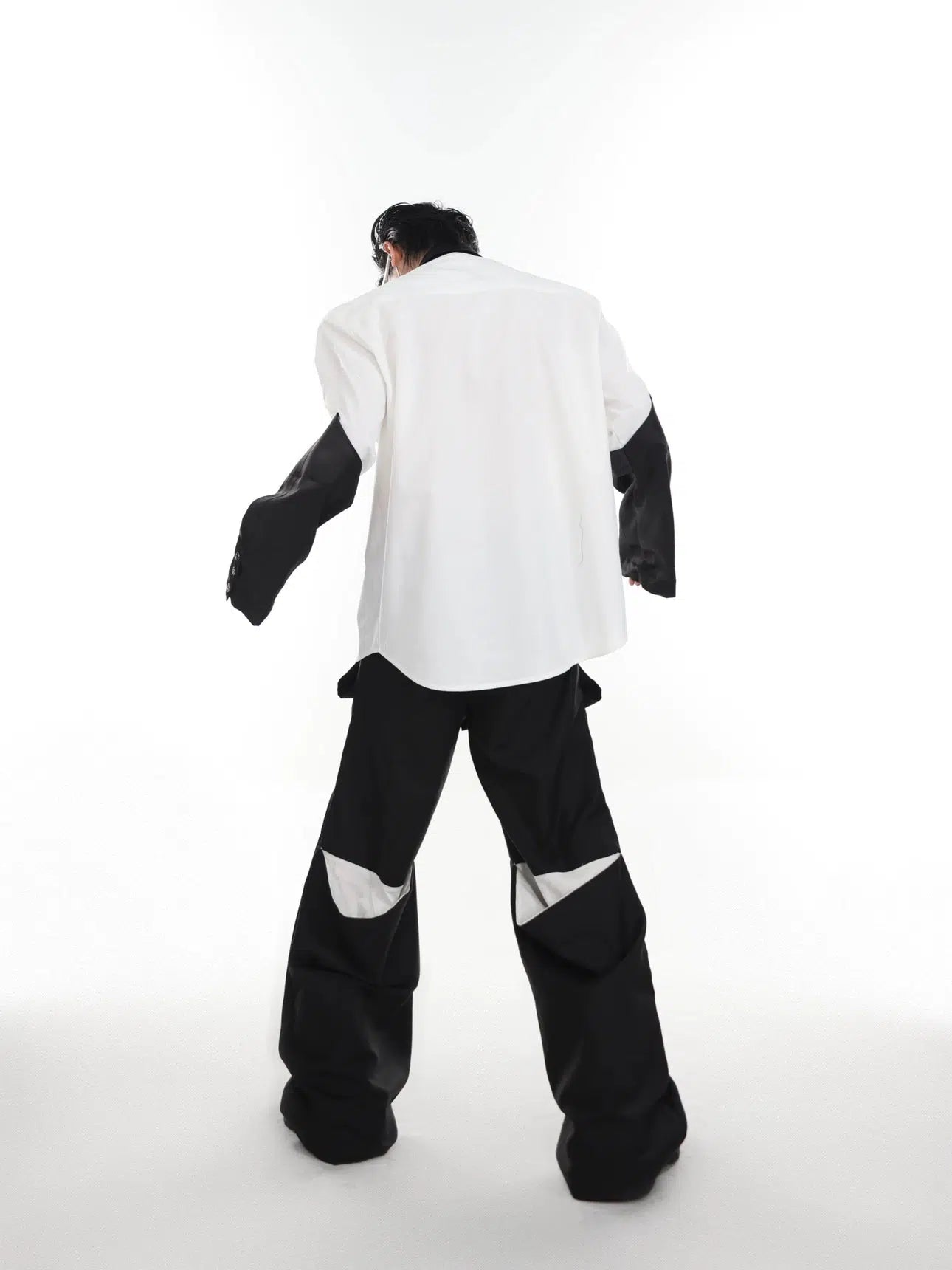 Metal Decoration Loose Cardigan Shirt