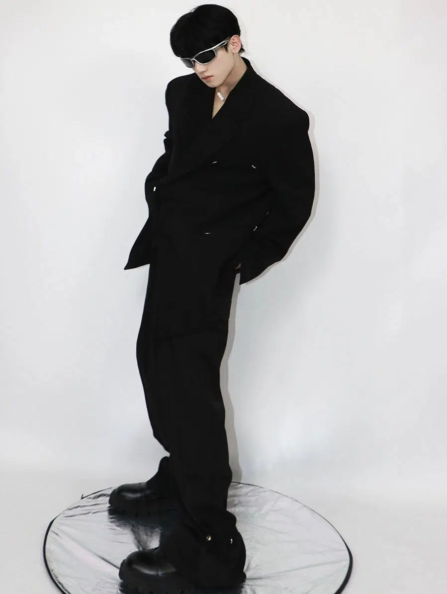 Metal Decoration Suit Jacket