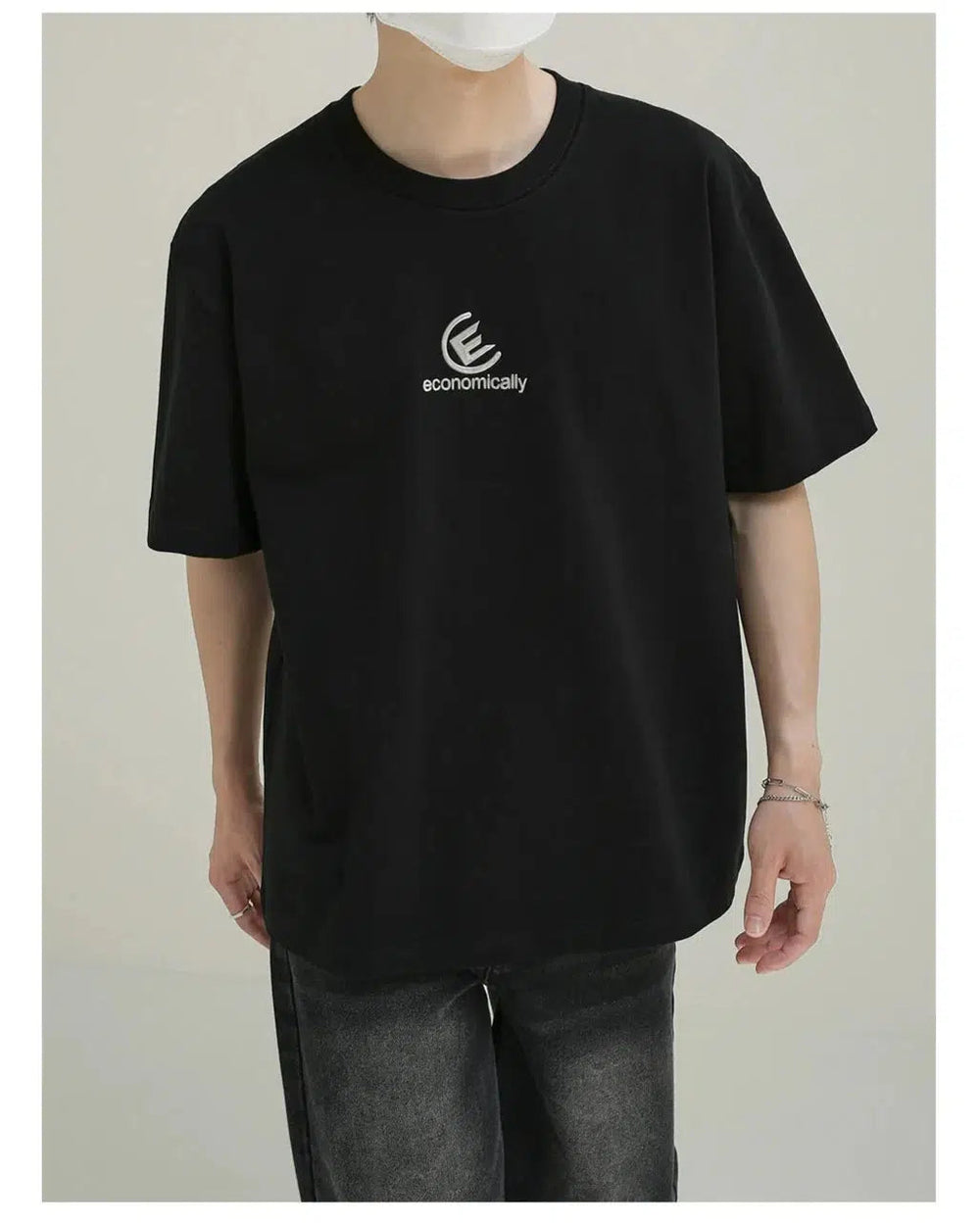 Metal Logo Short-sleeved T-shirt