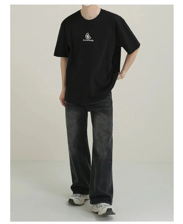 Metal Logo Short-sleeved T-shirt