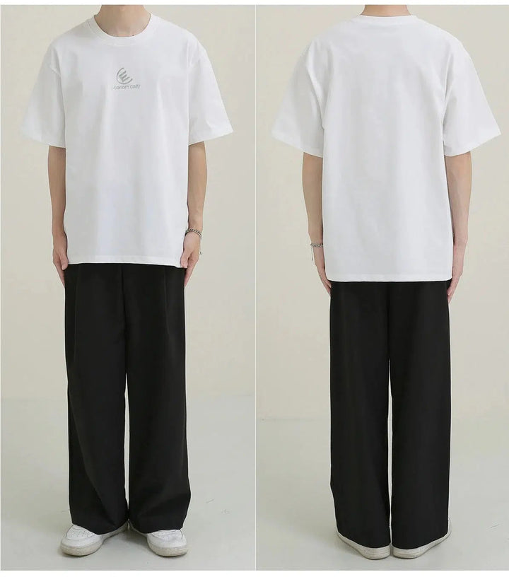 Metal Logo Short-sleeved T-shirt
