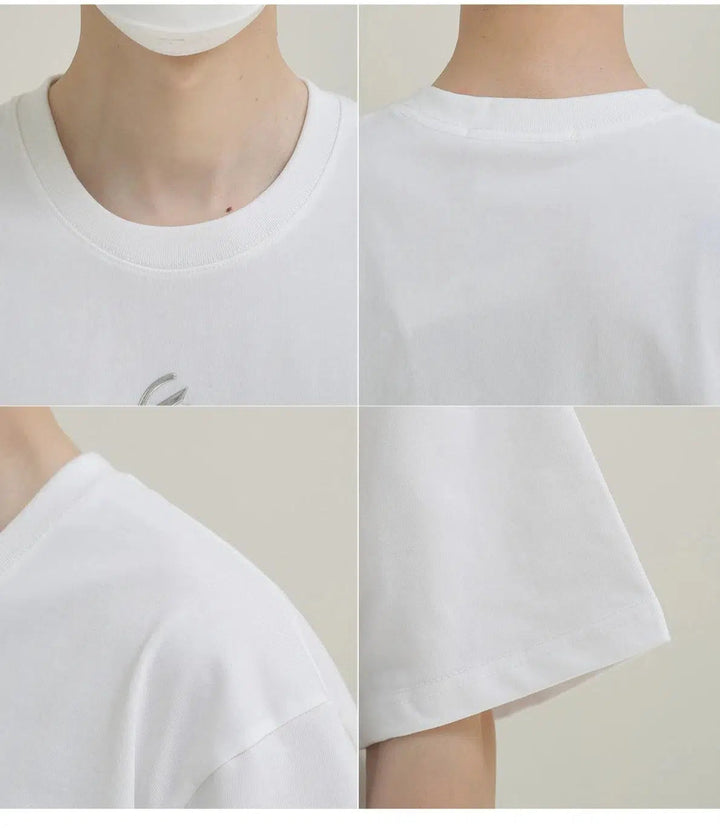 Metal Logo Short-sleeved T-shirt