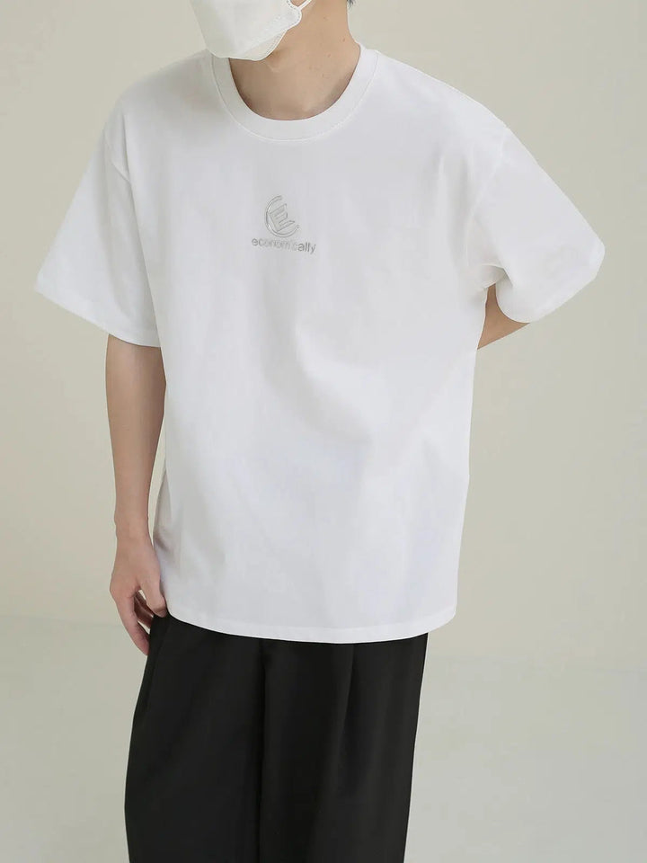 Metal Logo Short-sleeved T-shirt