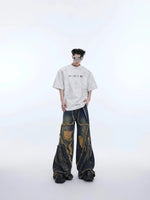 Metal Print Embellishment T-Shirt