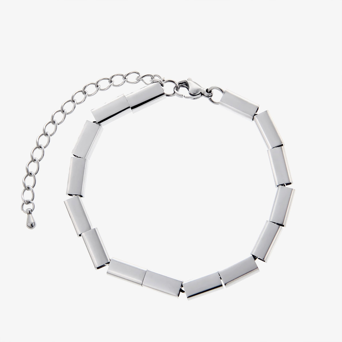 Metal Square Pearl Bracelet