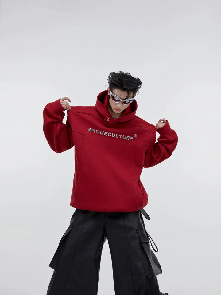 Metal Three-dimensional Print Hoodie