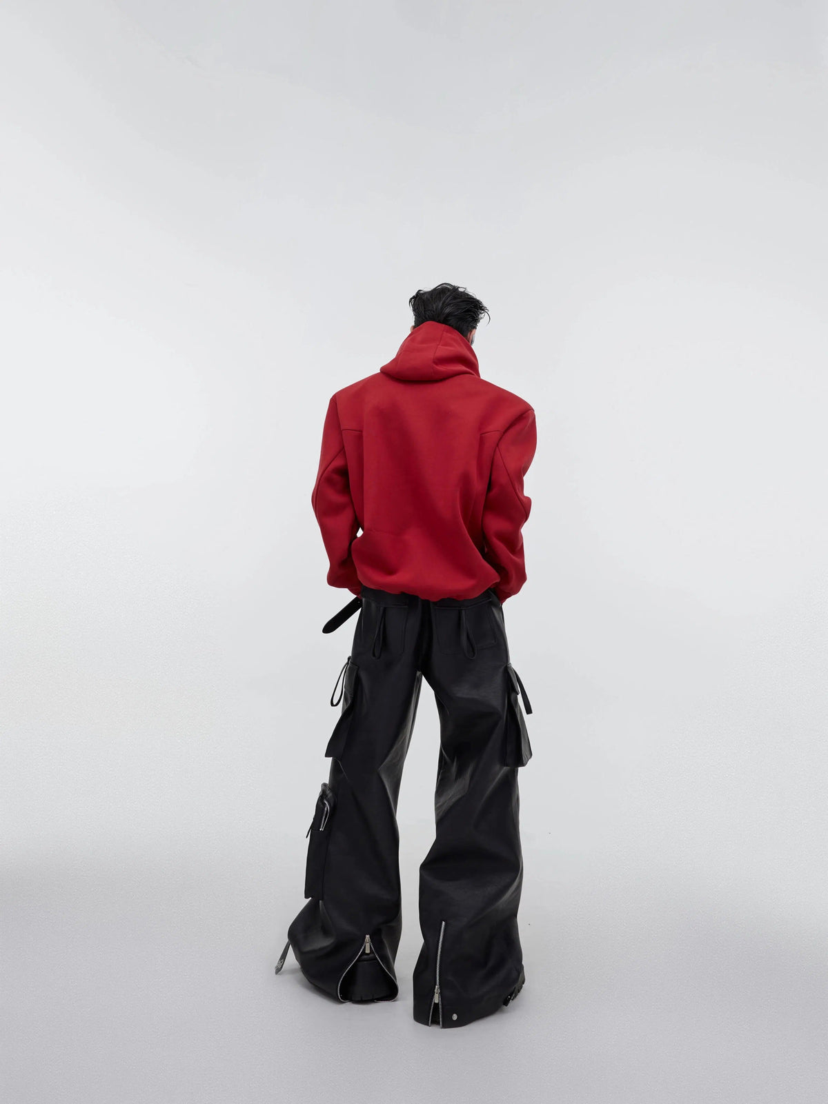 Metal Three-dimensional Print Hoodie