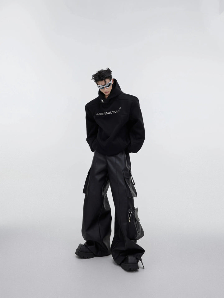 Metal Three-dimensional Print Hoodie